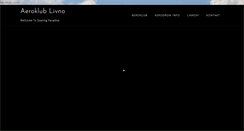 Desktop Screenshot of aeroklub.livno.org